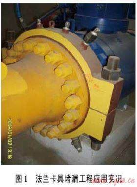 輸氣管道法蘭泄漏在線治理技術方案