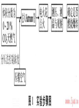 含二氧化碳天然氣燃燒爆炸特性實驗研究