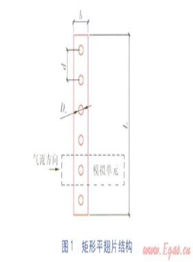 雙對稱圓孔翅片管換熱器熱工性能模擬